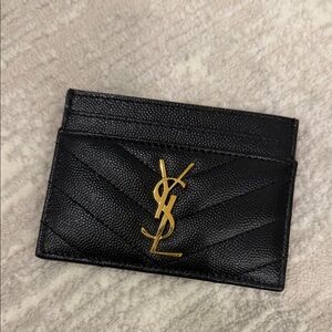 Yves Saint Laurent Cassandra Matelasse Card case
